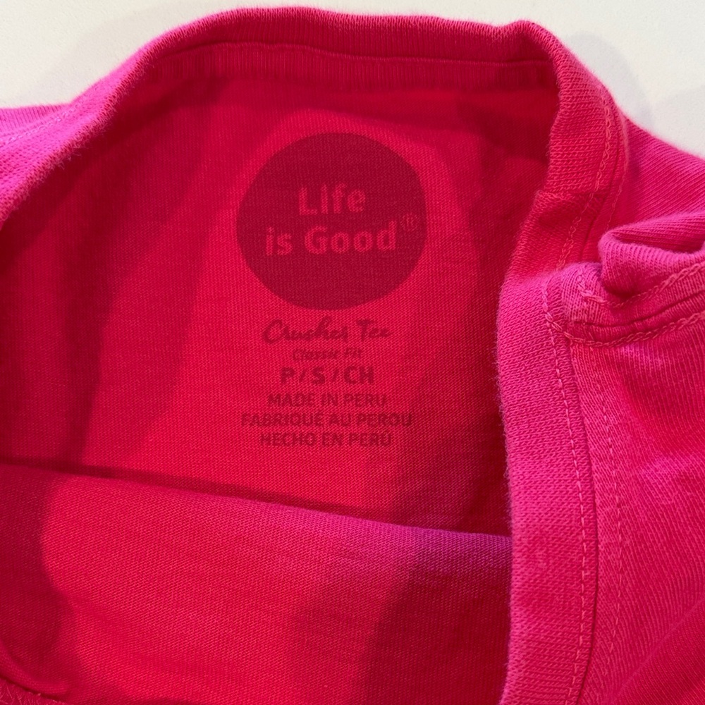 Life Is Good Women's Heart Tee - Pink - Picture 2 of 10